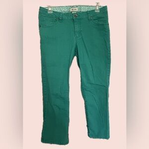 Turquoise Capris for Juniors